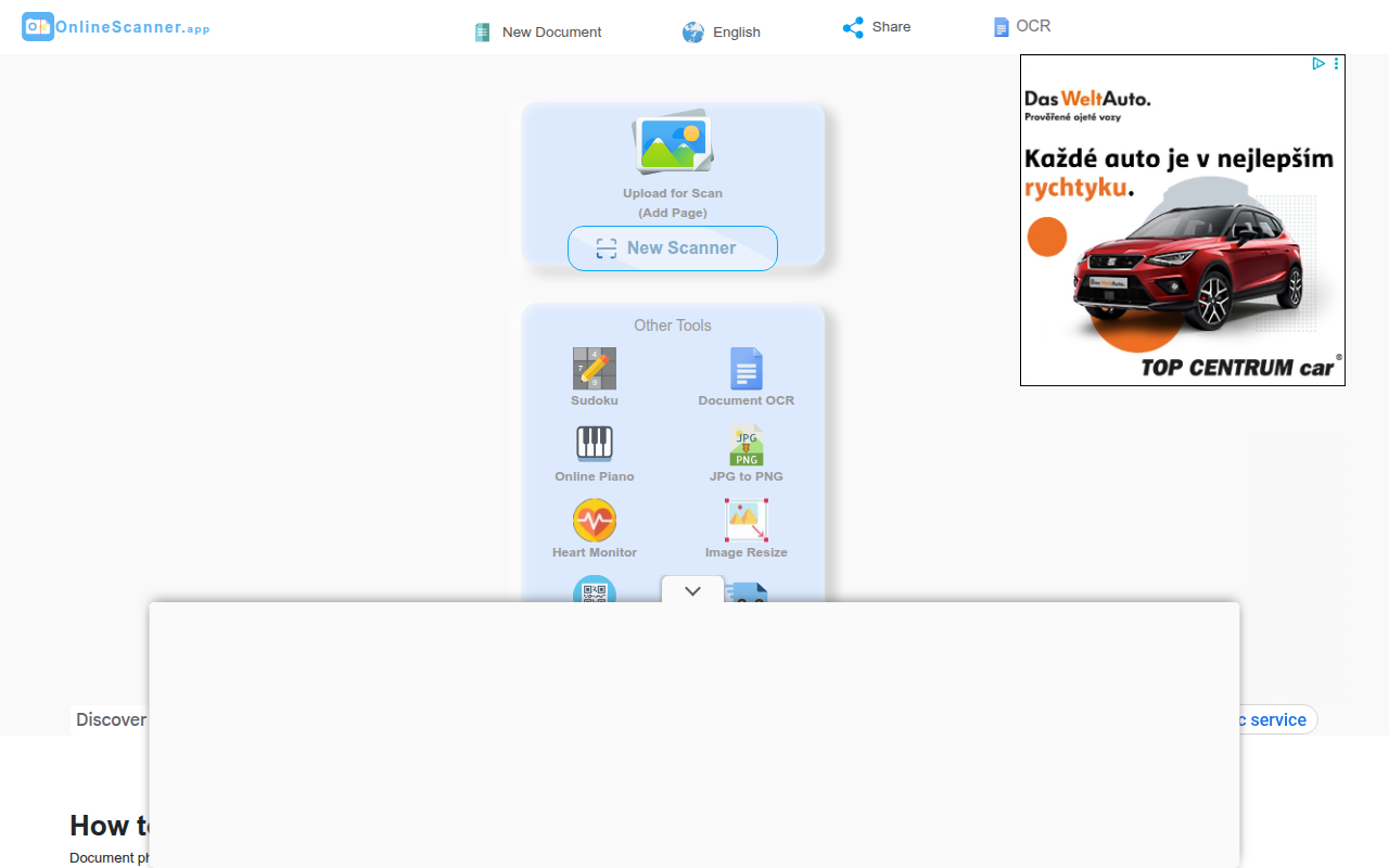 Screenshot van onlinecamscanner.com