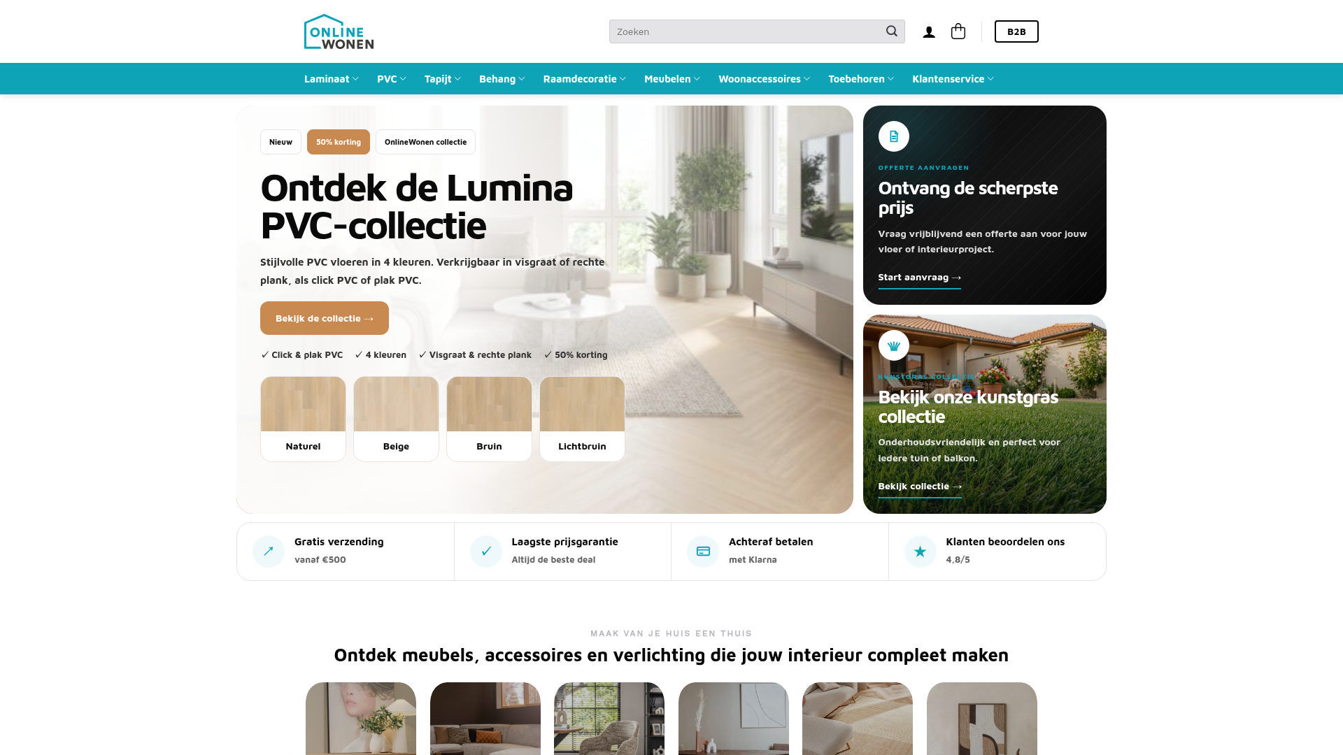 Screenshot van onlinewonen.com