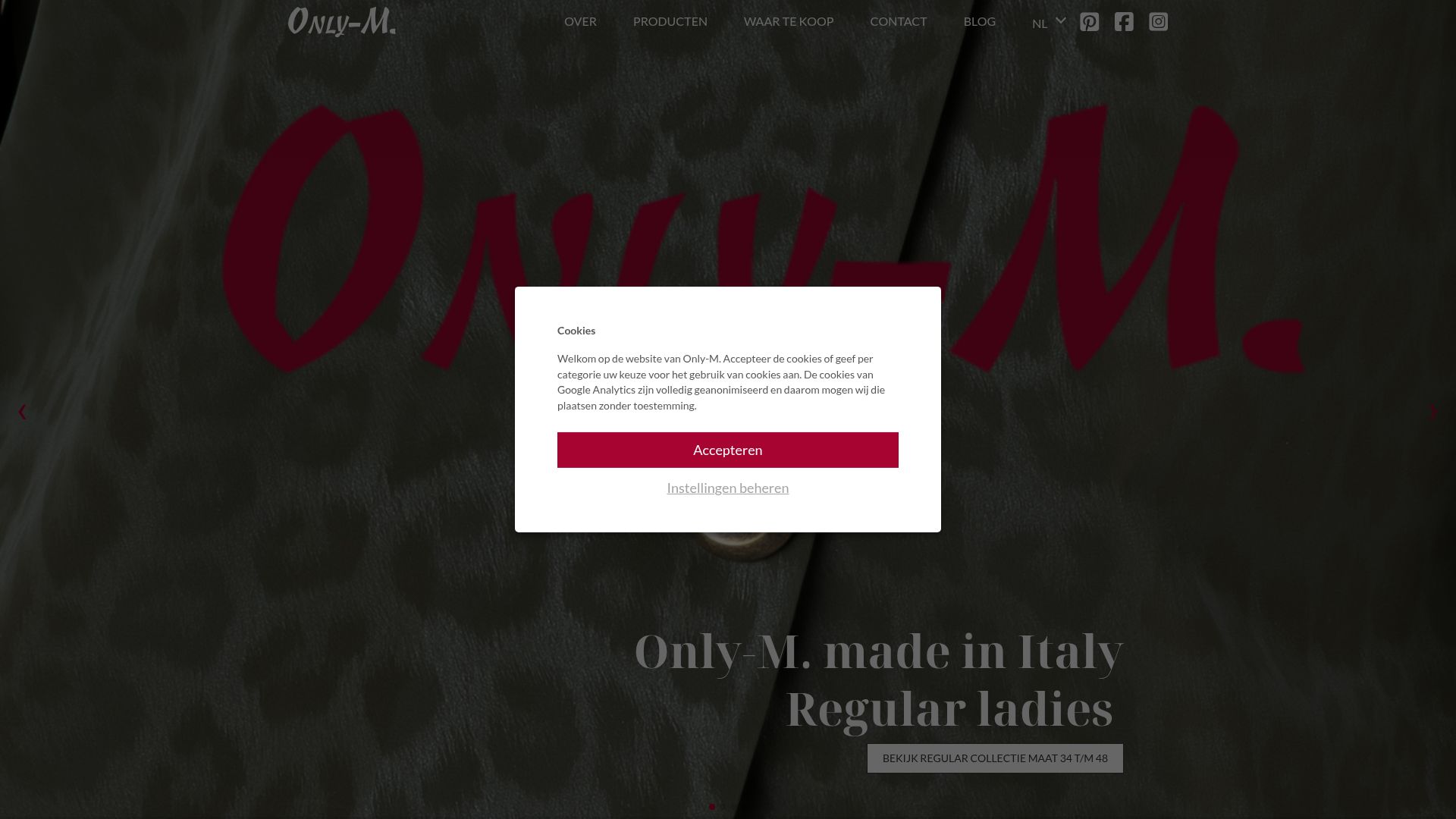 Screenshot van only-m.com