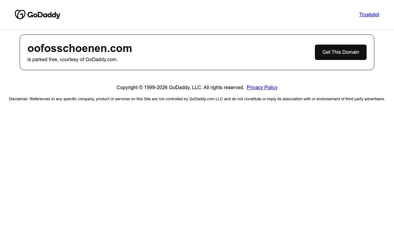 Screenshot van oofosschoenen.com