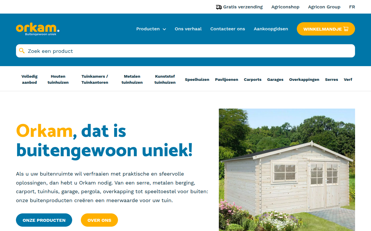 Screenshot van orkamshop.be