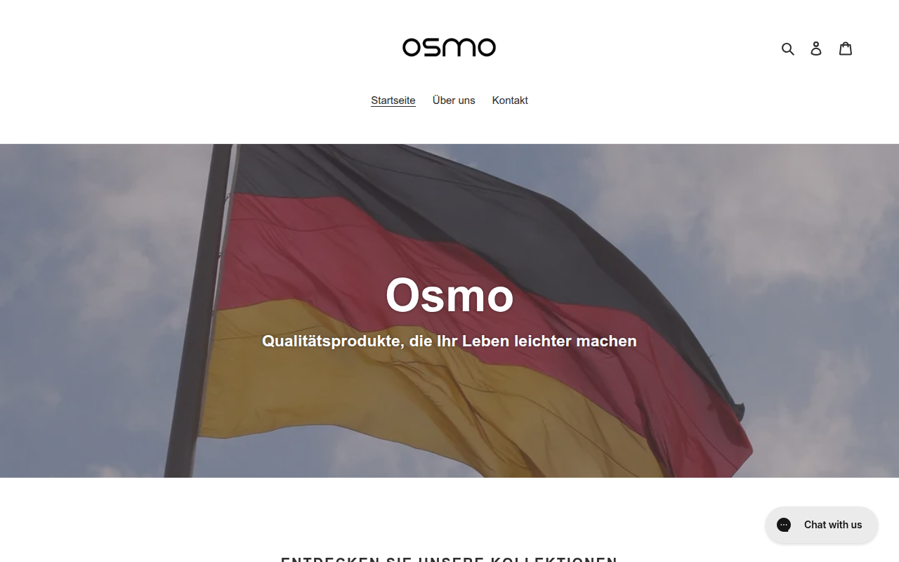 Screenshot van osmolaser.nl