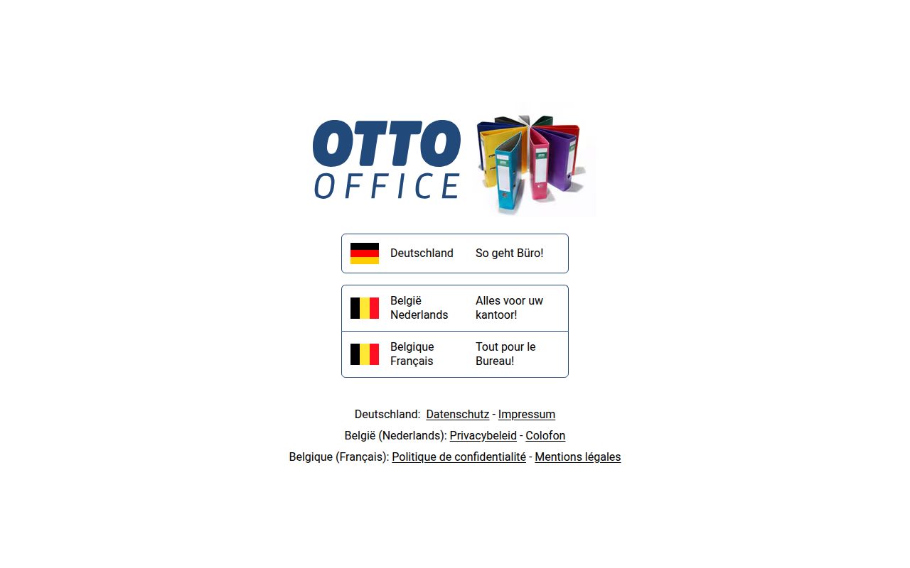 Screenshot van otto-office.com