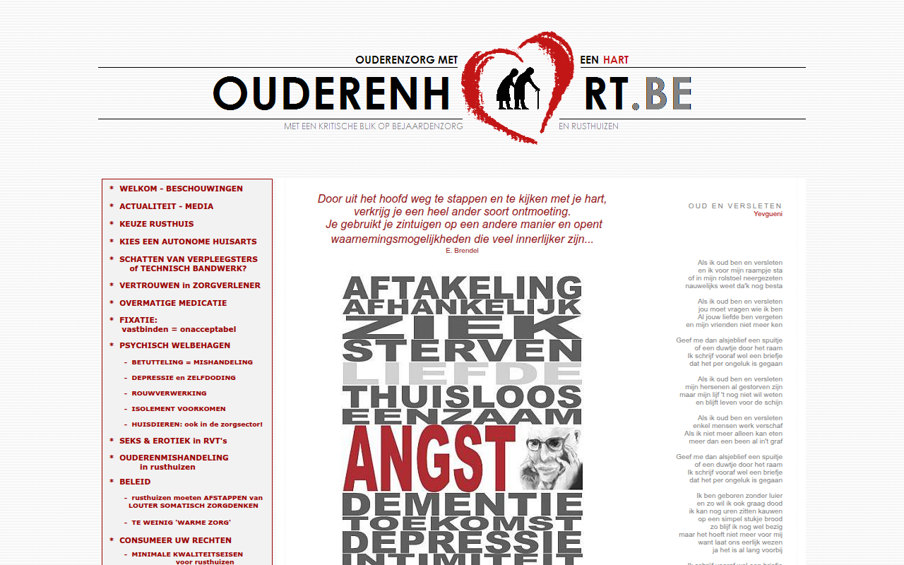 Screenshot van ouderenhart.be
