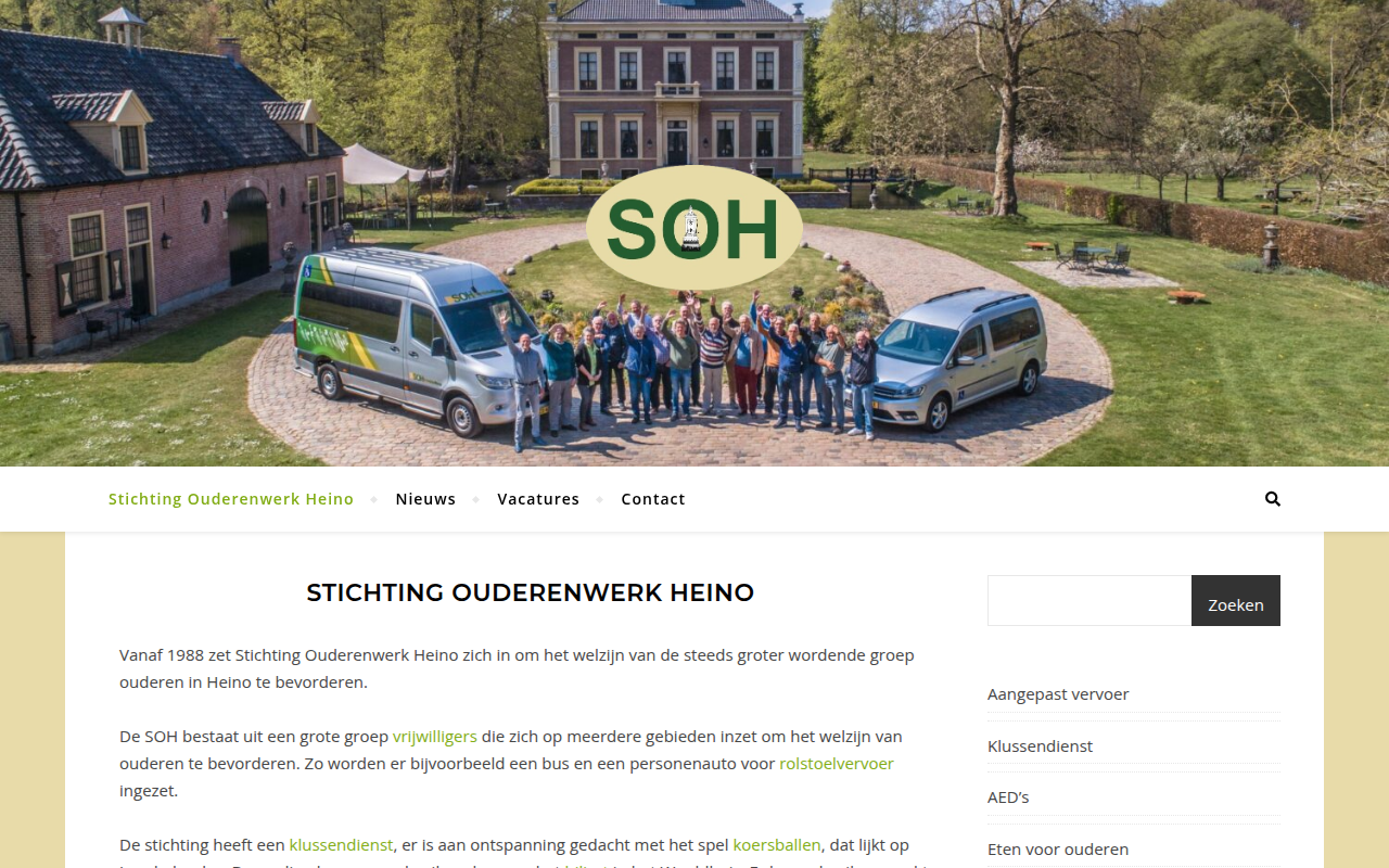 Screenshot van ouderenwerkheino.nl