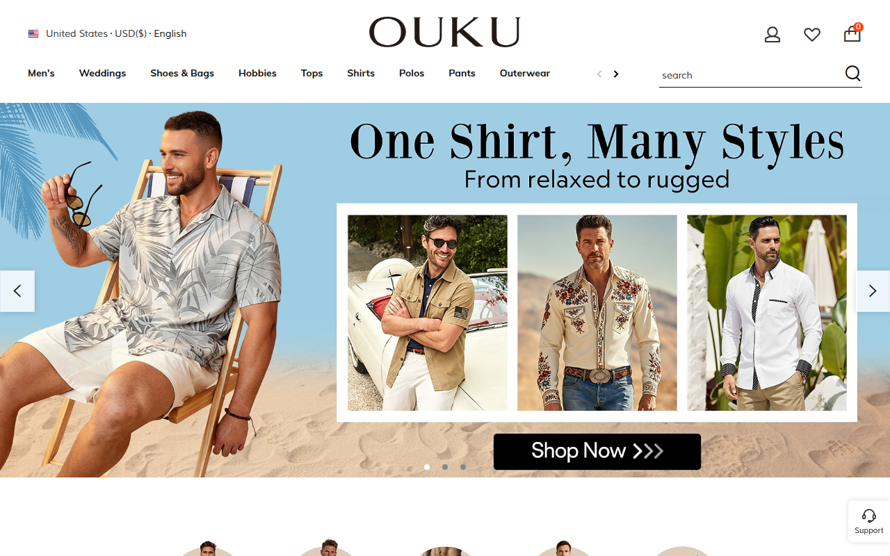 Screenshot van ouku.com