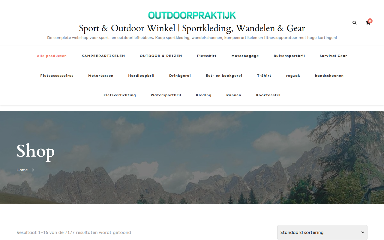 Screenshot van outdoorpraktijk.com