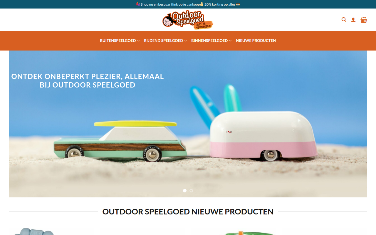 Screenshot van outdoorspeelgoed.com