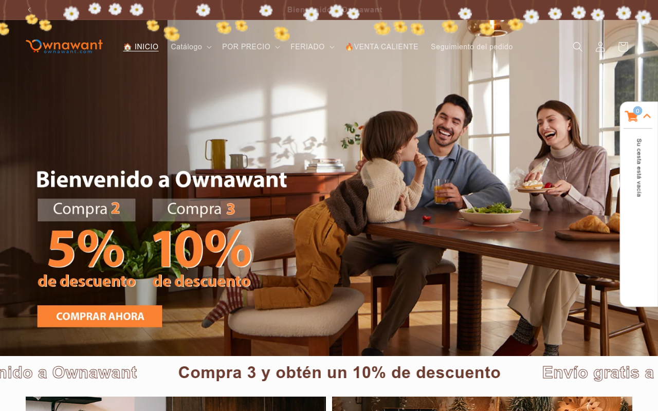 Screenshot van ownawant.com