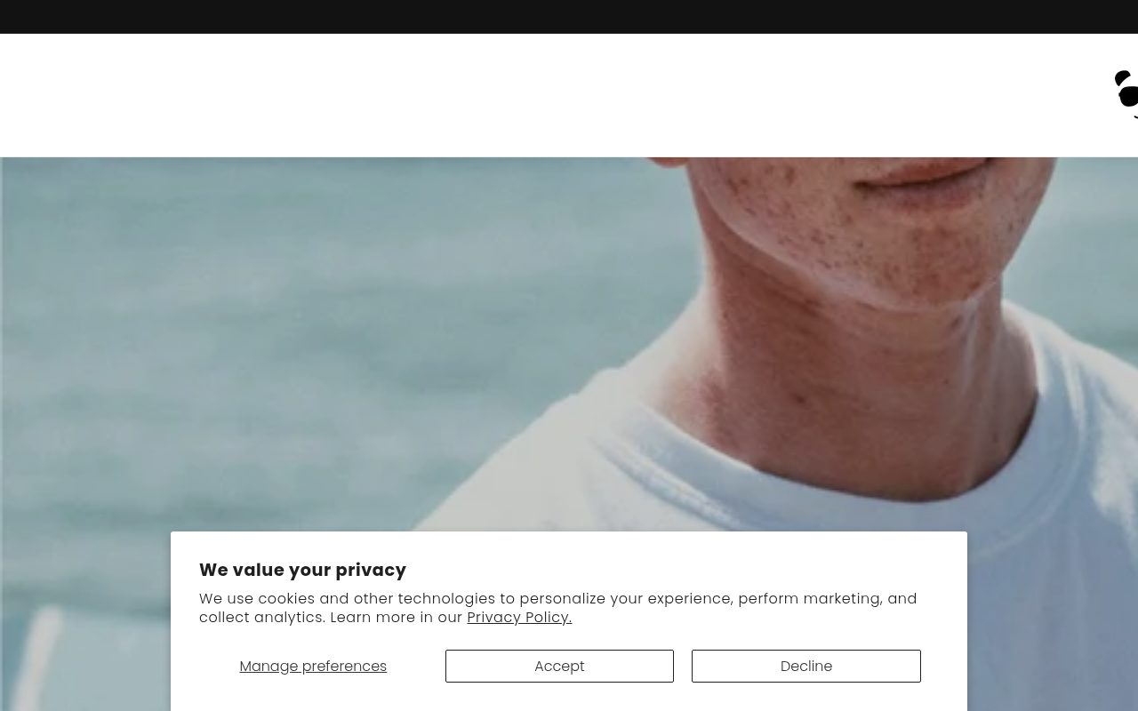 Screenshot van pandaoptical.com