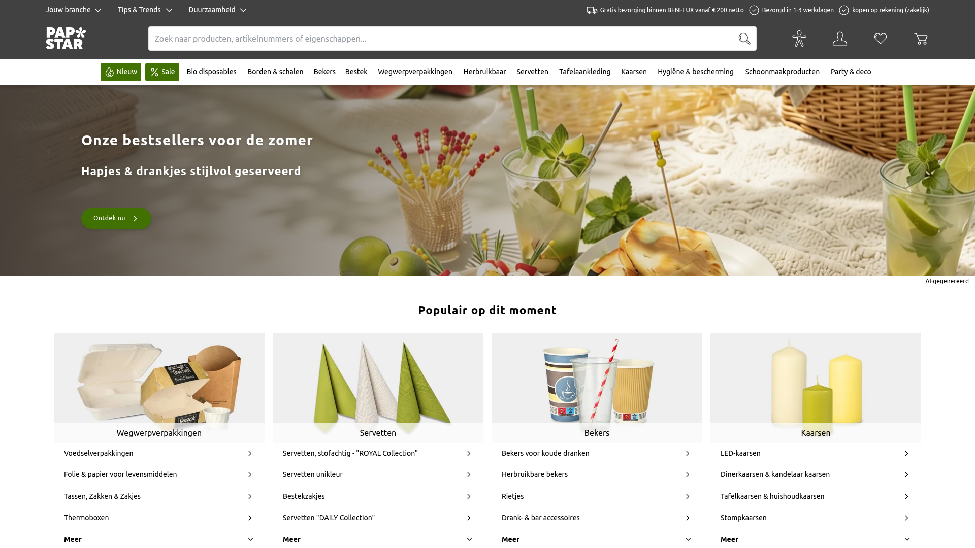 Screenshot van papstar-shop.nl