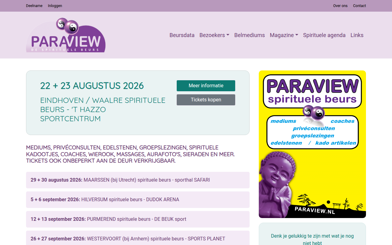 Screenshot van paraview.nl