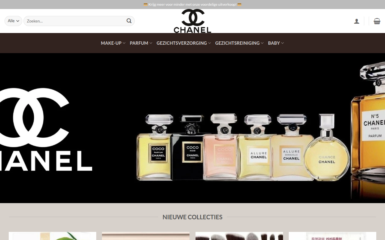Screenshot van parfum-onsale.com