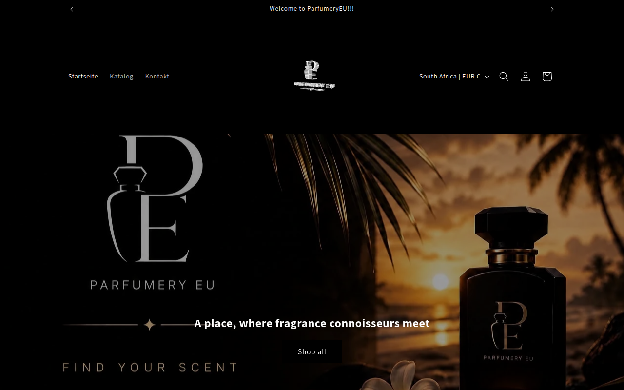 Screenshot van parfumeryeu.com