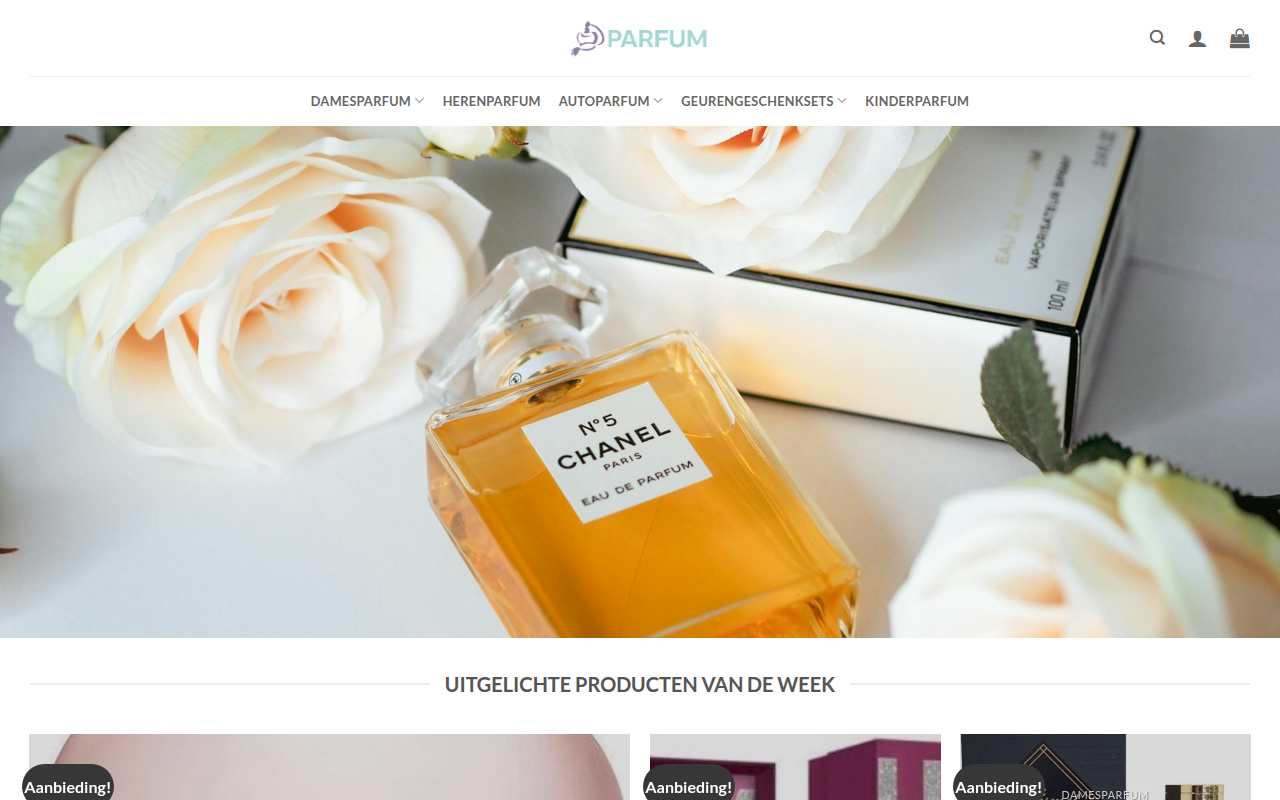 Screenshot van parfumuitverkoop.com