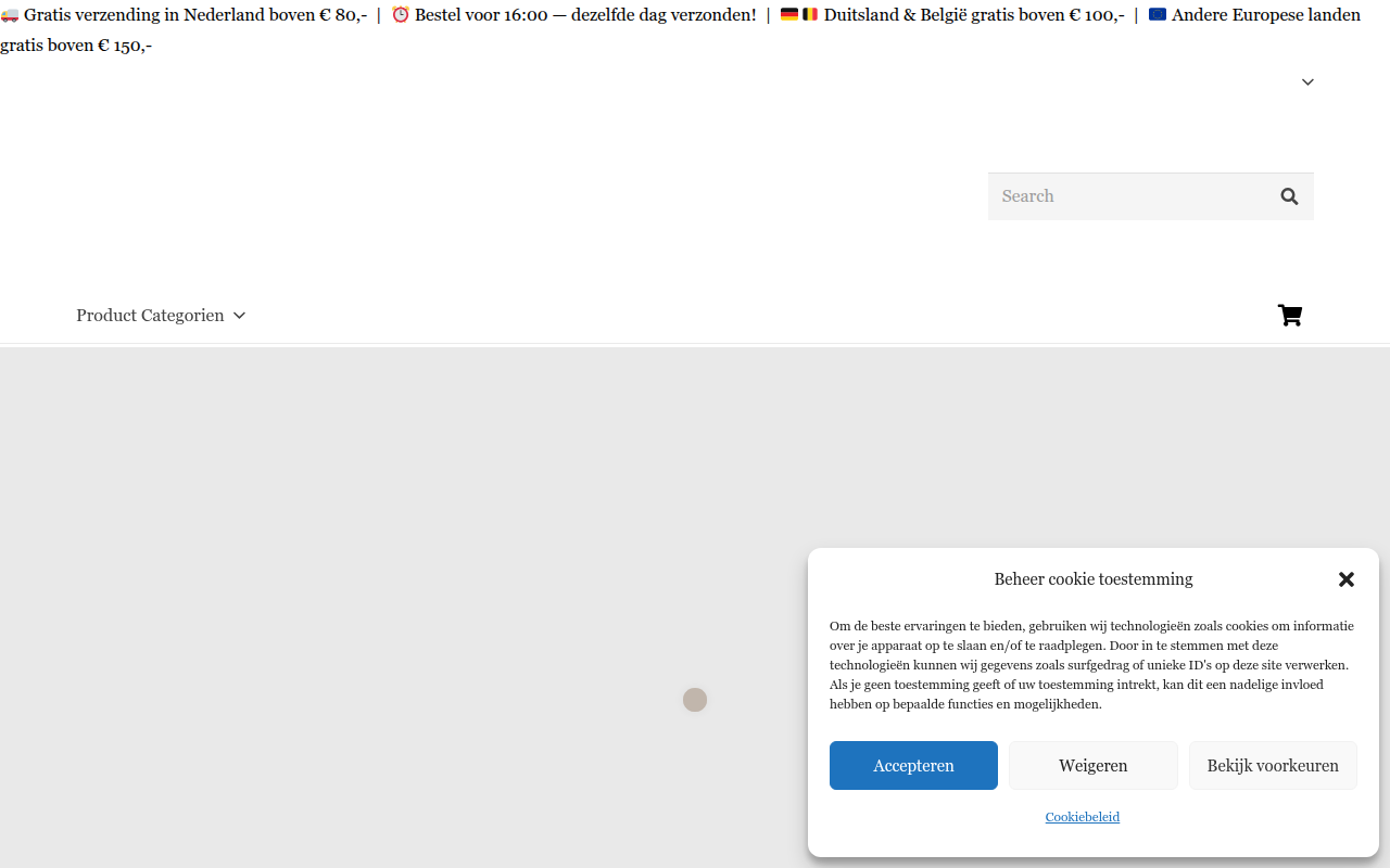 Screenshot van pasazade.nl