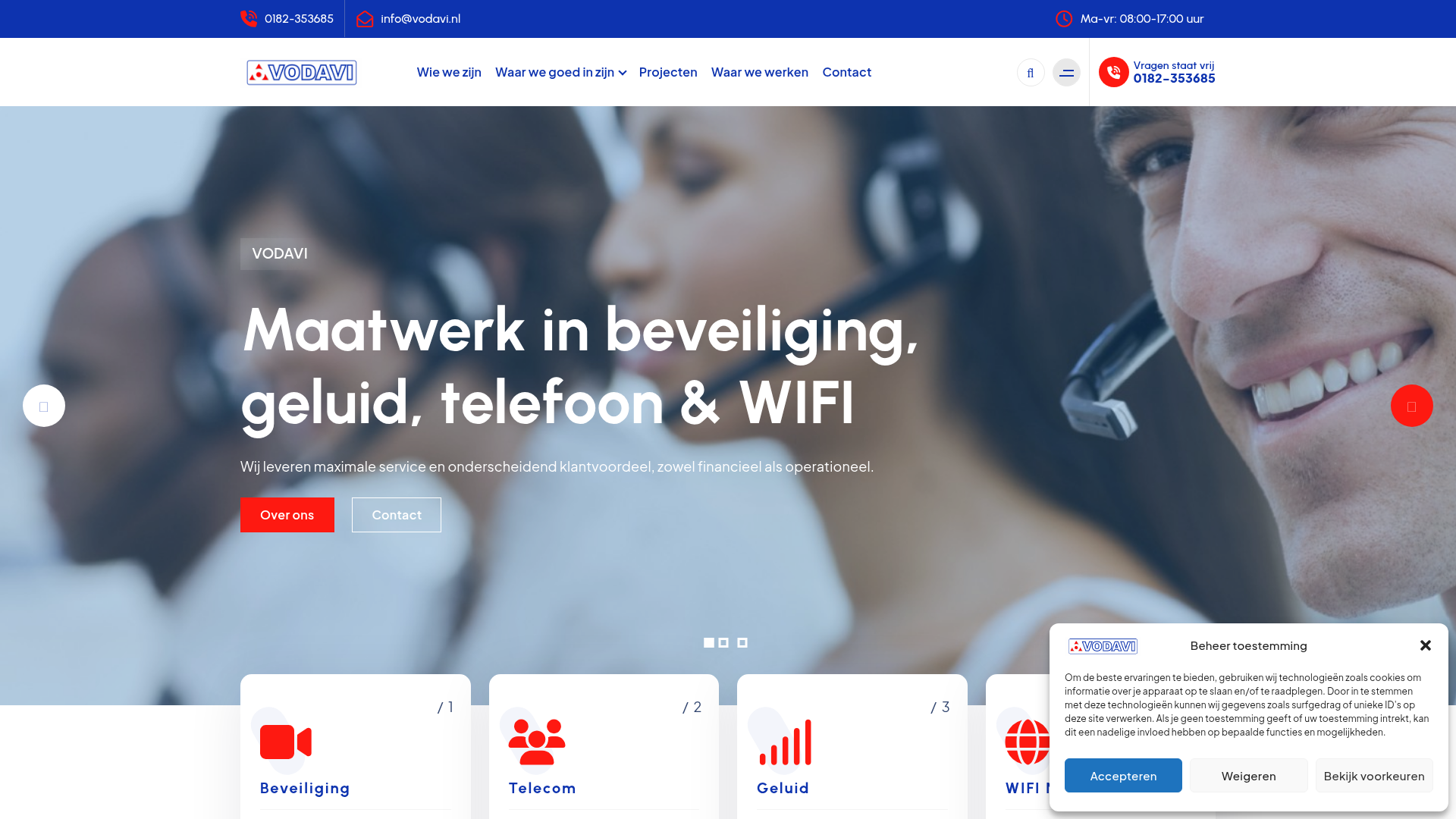 Screenshot van paso-geluidsinstallaties.nl