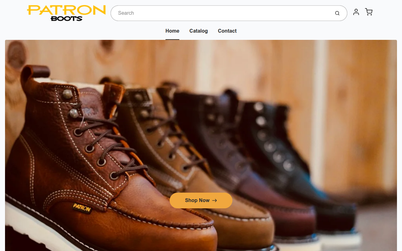 Screenshot van patronbotas.com