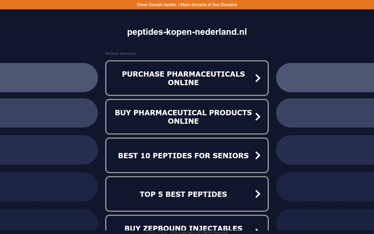 Screenshot van peptides-kopen-nederland.nl