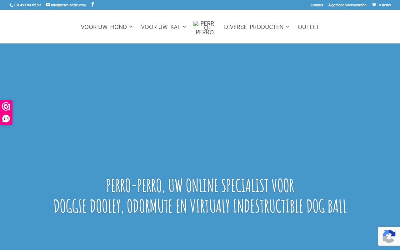 Screenshot van perro-perro.com