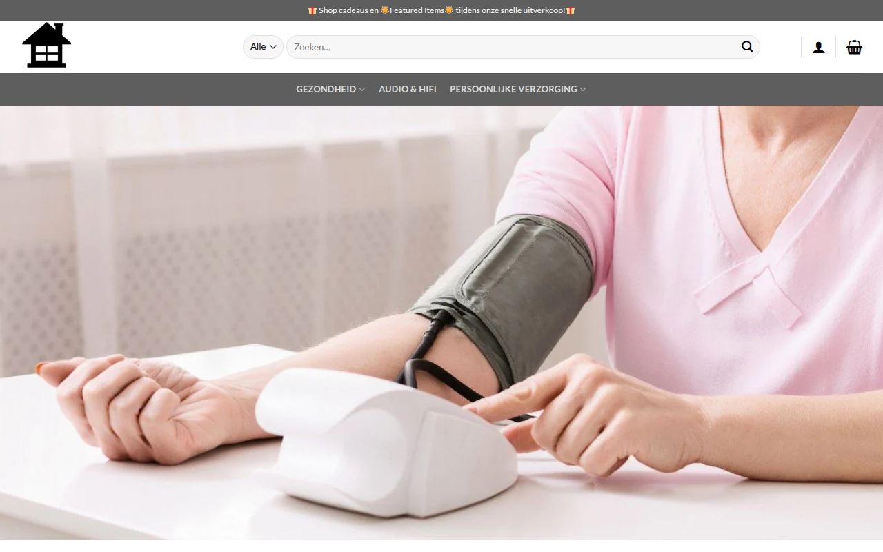 Screenshot van personalcaresale.com