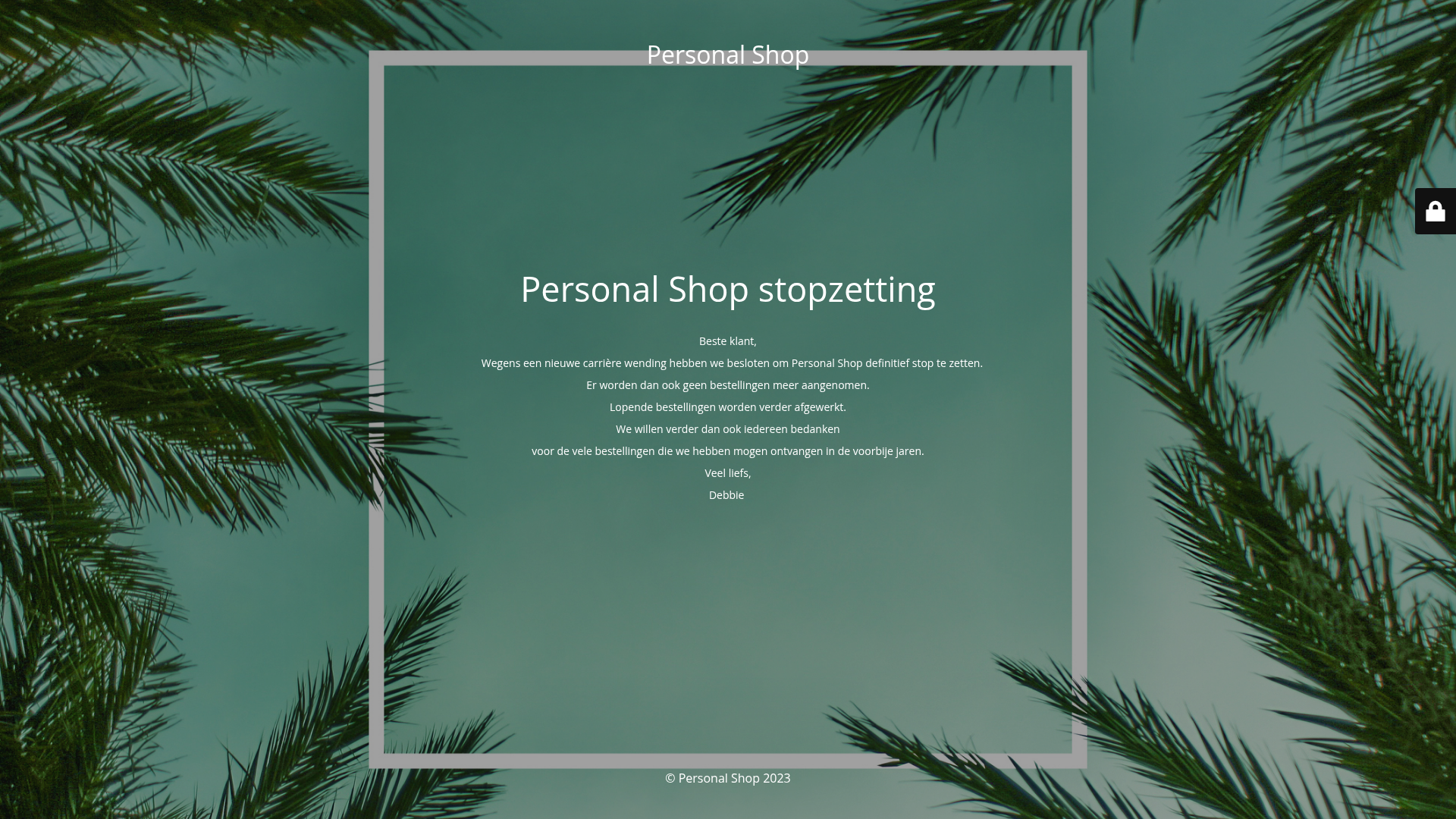 Screenshot van personalshop.be