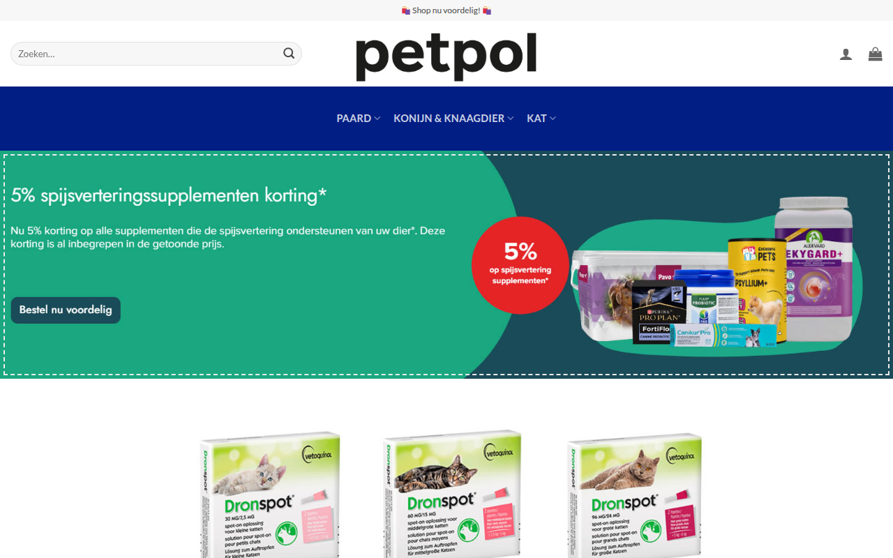 Screenshot van petpolnlwinkel.com