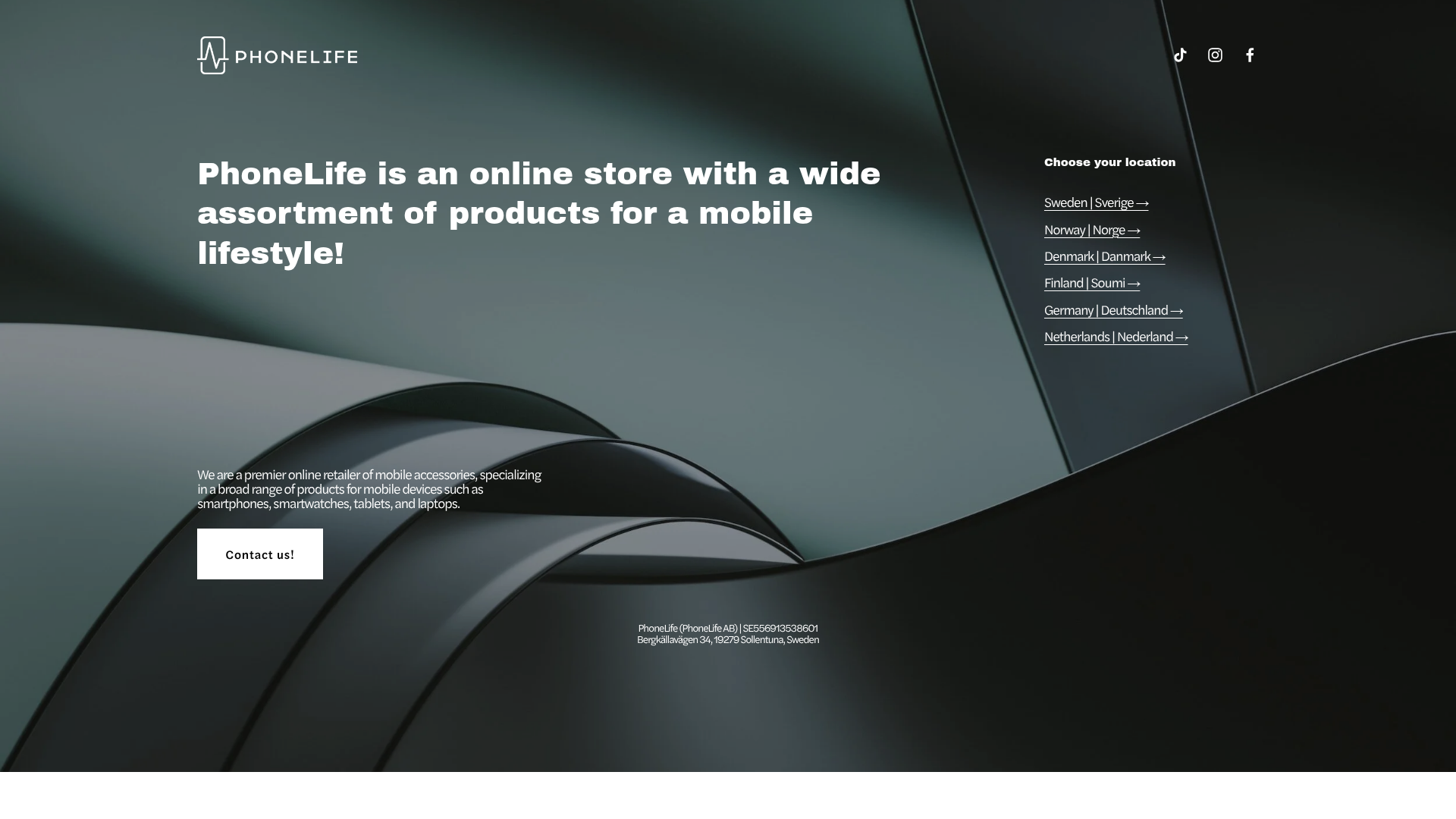 Screenshot van phonelife.com