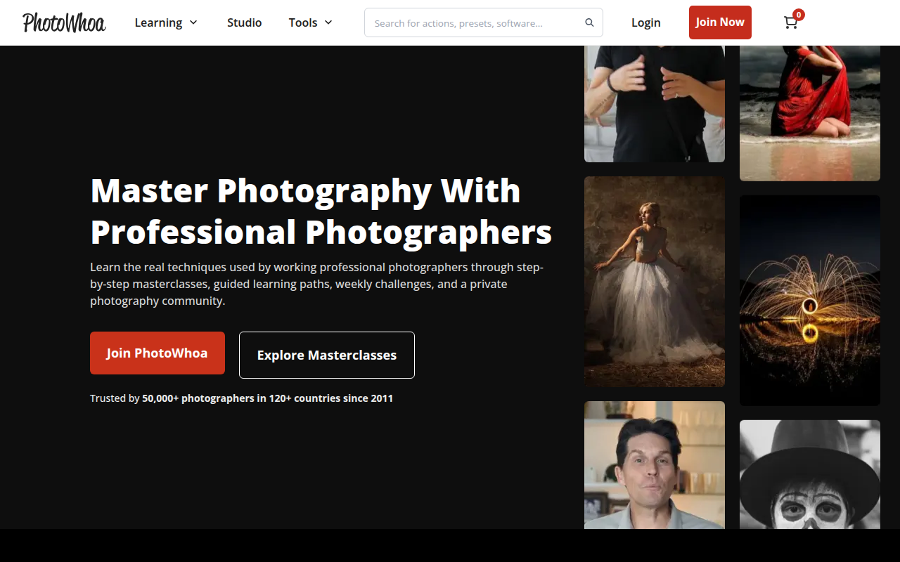 Screenshot van photowhoa.com