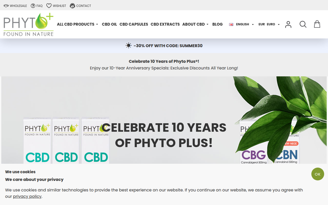 Screenshot van phytopluscbd.com