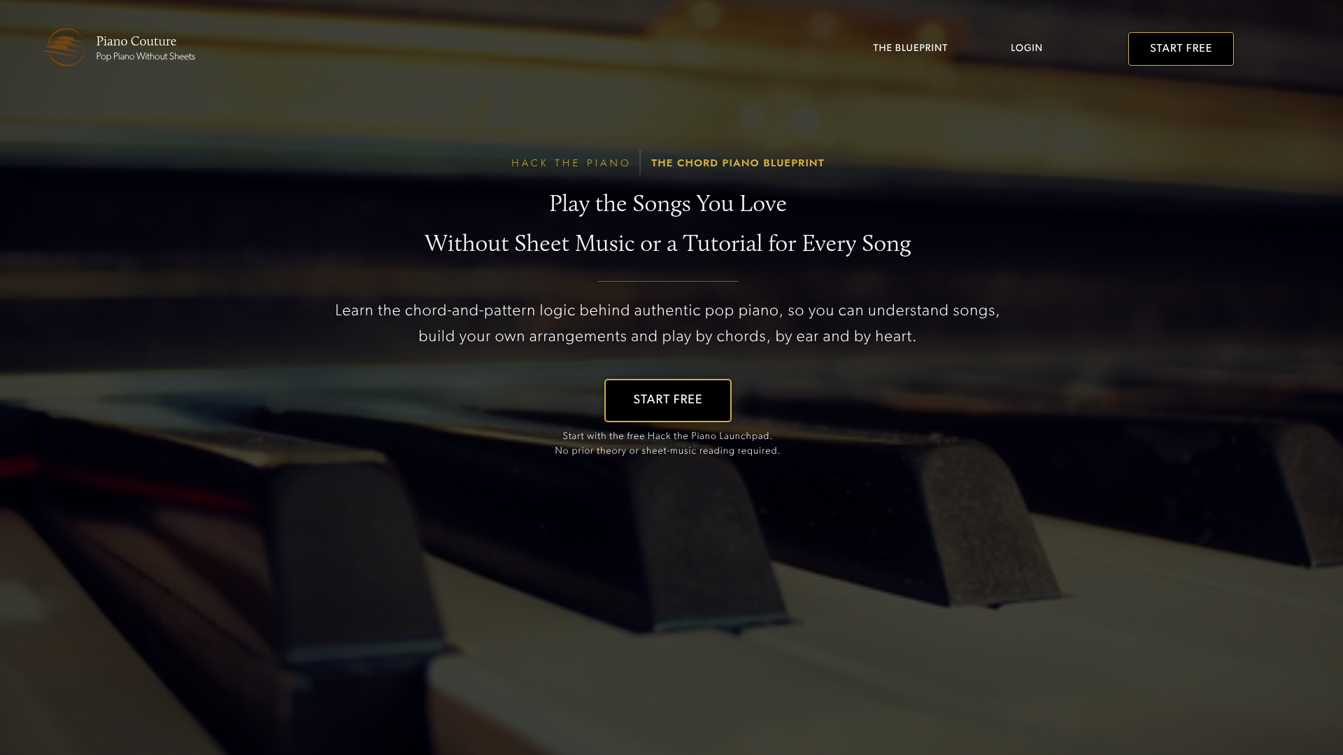 Screenshot van piano-couture.com