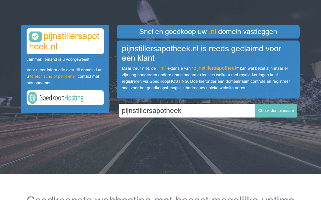Screenshot van Pijnstillersapotheek