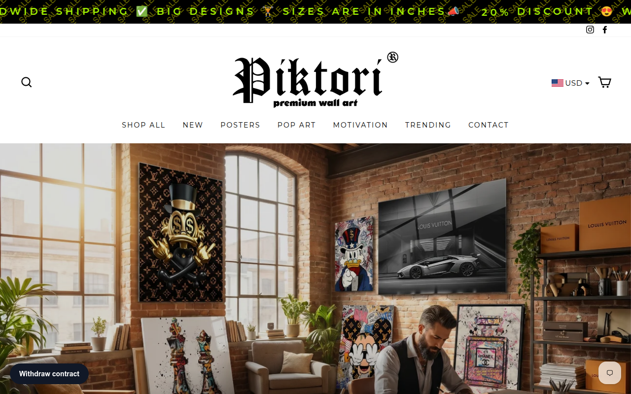 Screenshot van piktori.co
