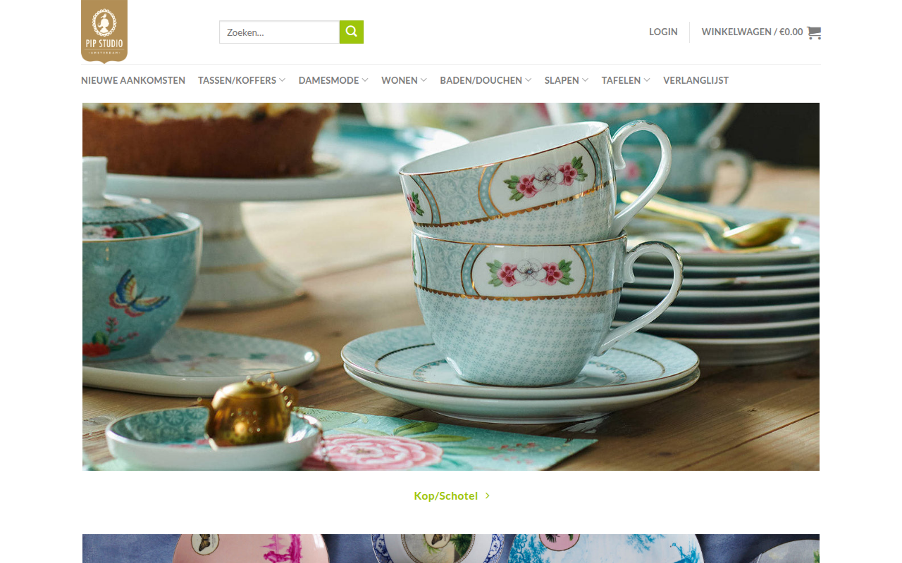 Screenshot van pipstudio-nl.com