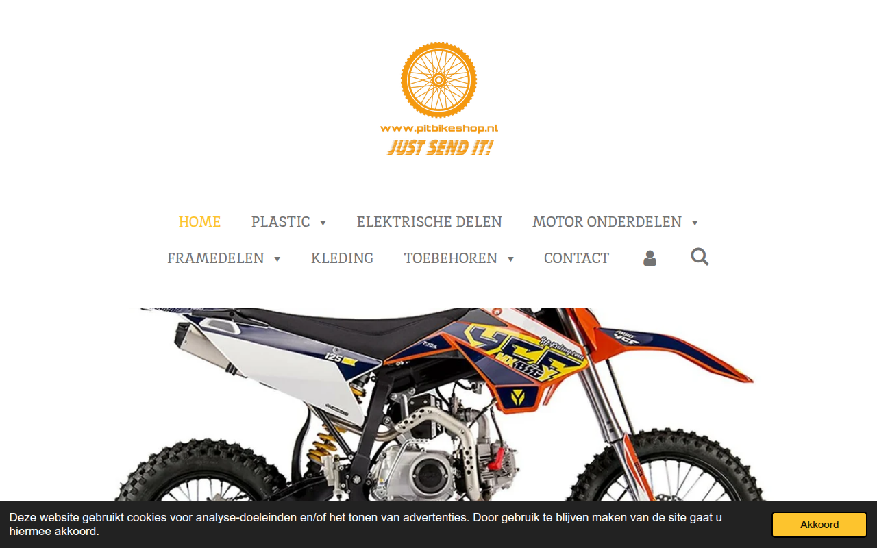 Screenshot van Pitbikeshop