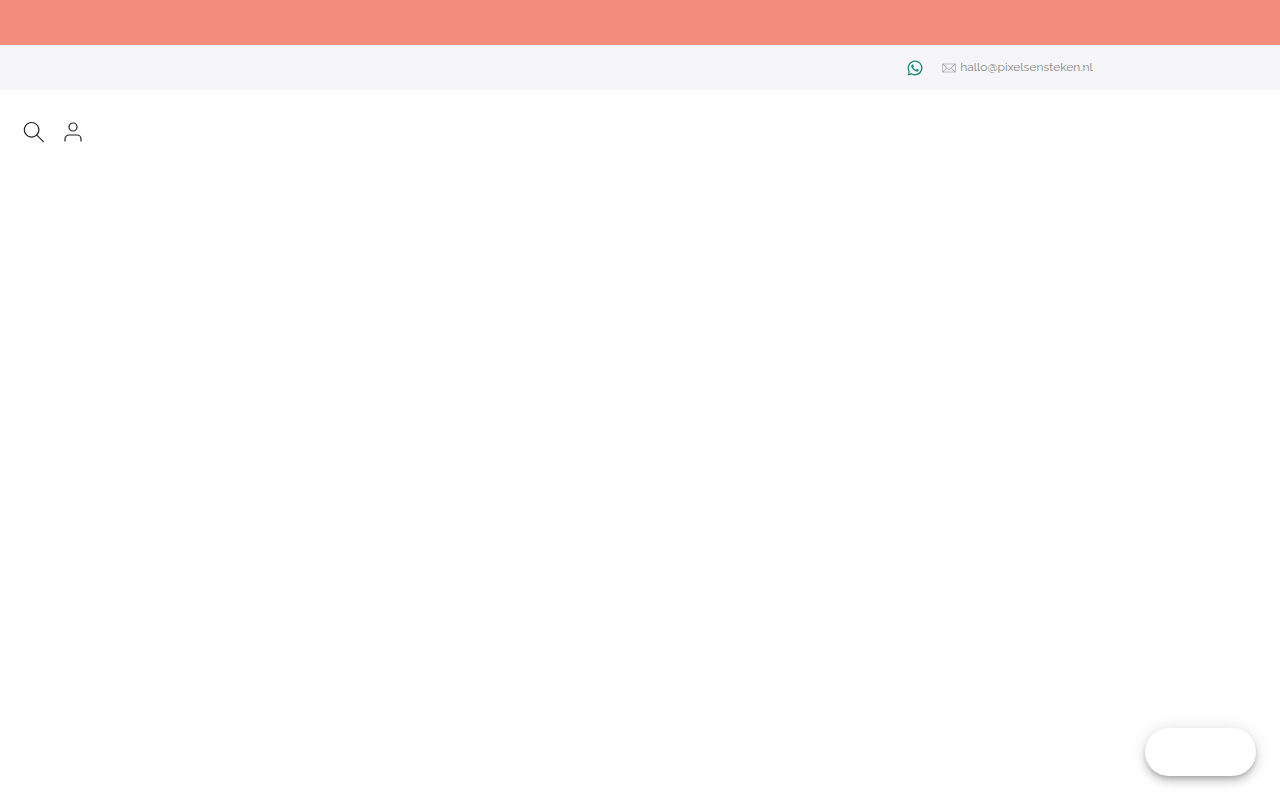 Screenshot van pixelsensteken.nl