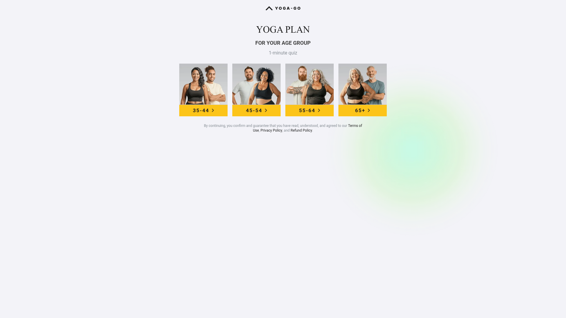 Screenshot van plan.yoga-go.io