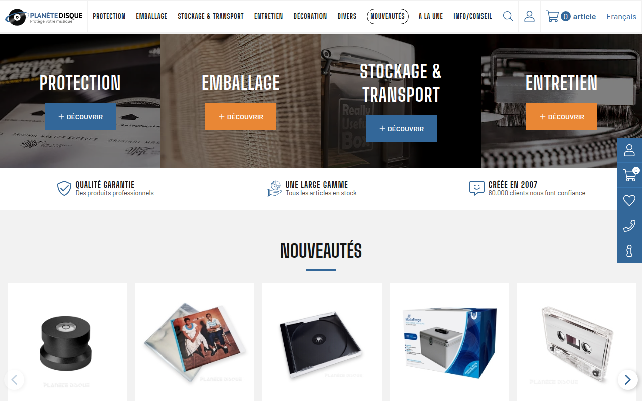 Screenshot van Protection Vinyle &amp; CD : pochette &amp; rangement