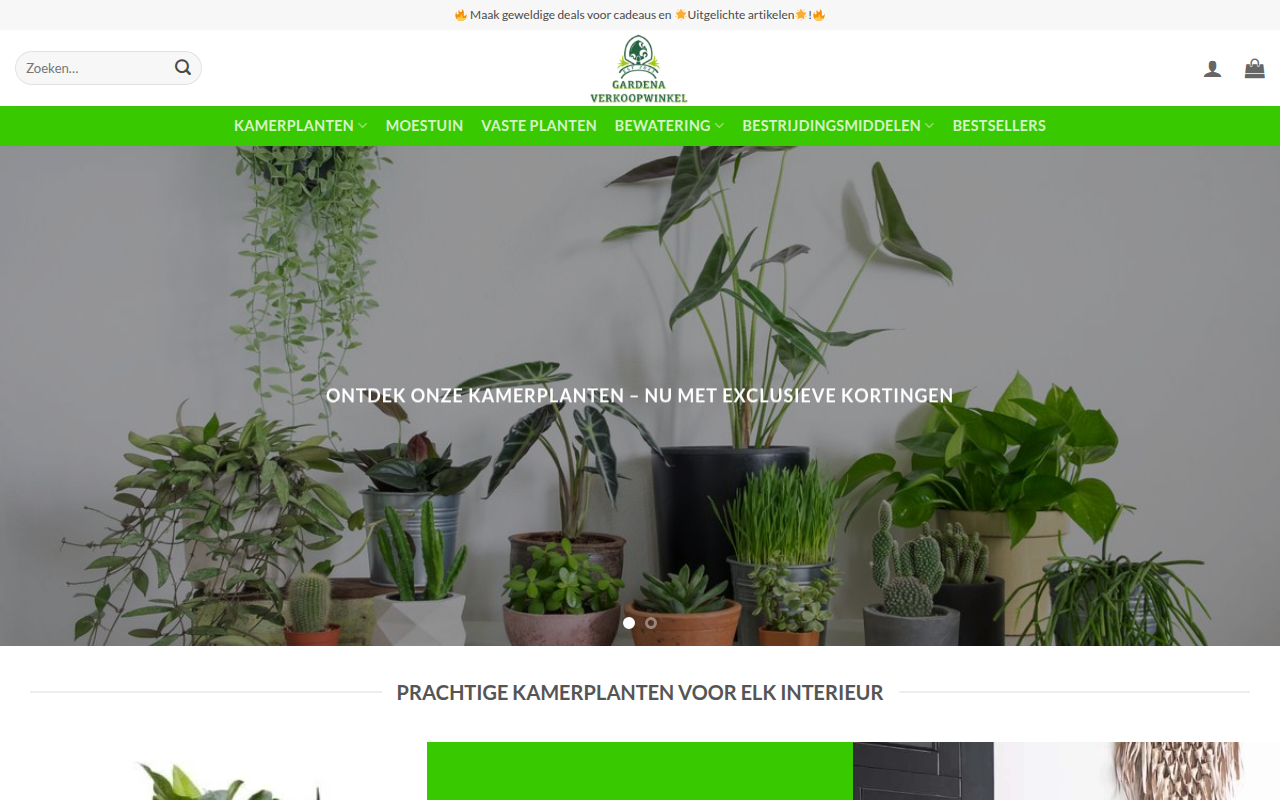 Screenshot van plantenrijk.com