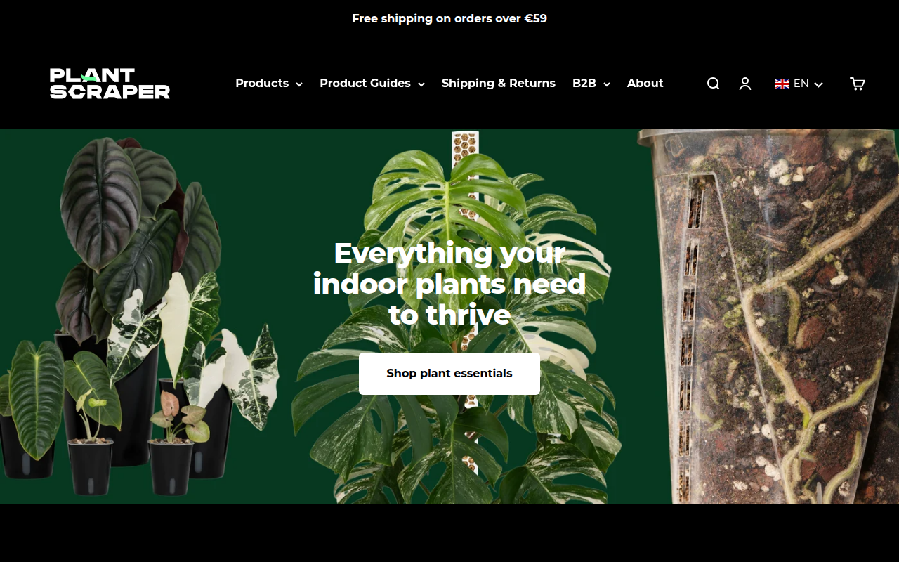 Screenshot van plantscraper.com