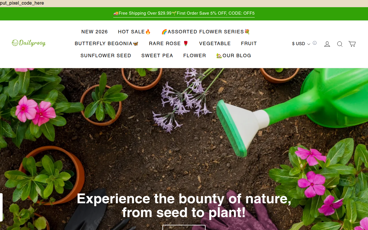 Screenshot van plantwld.com