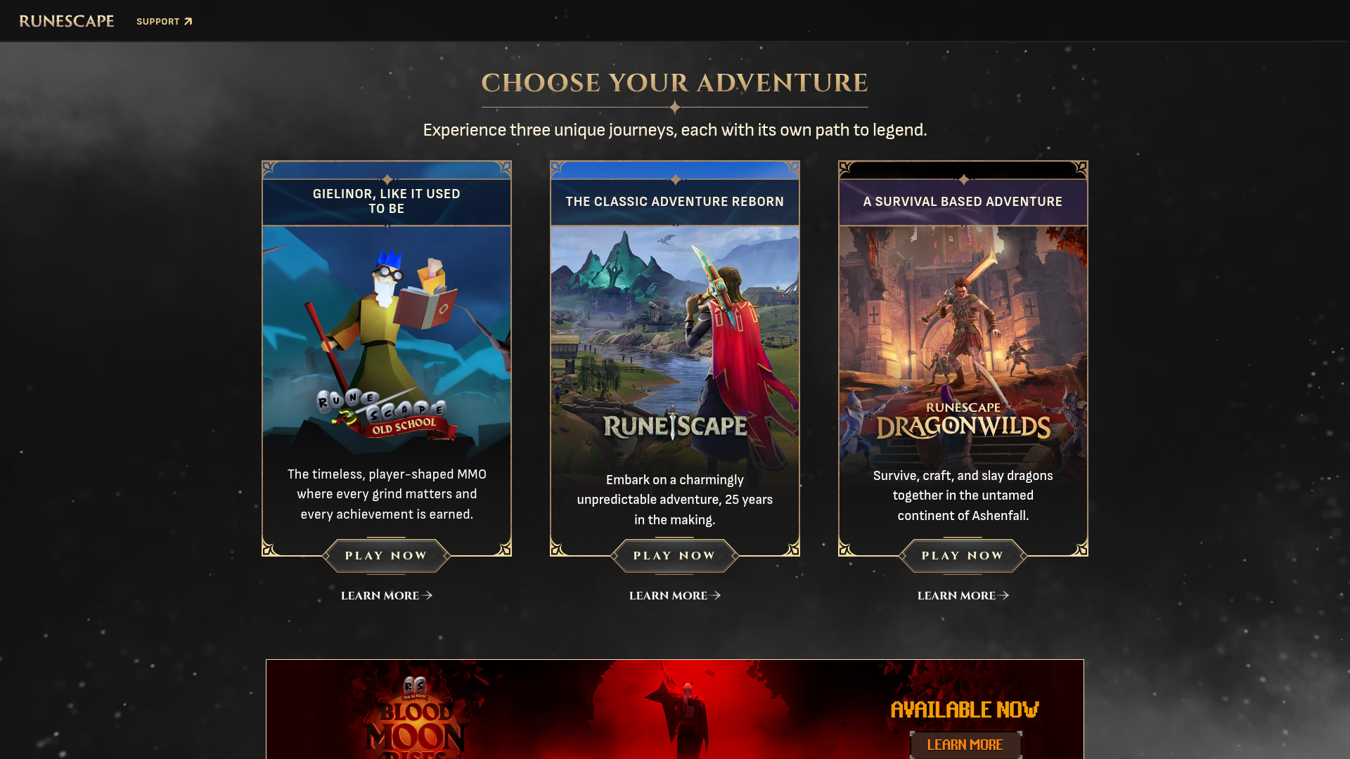 Screenshot van play.runescape.com