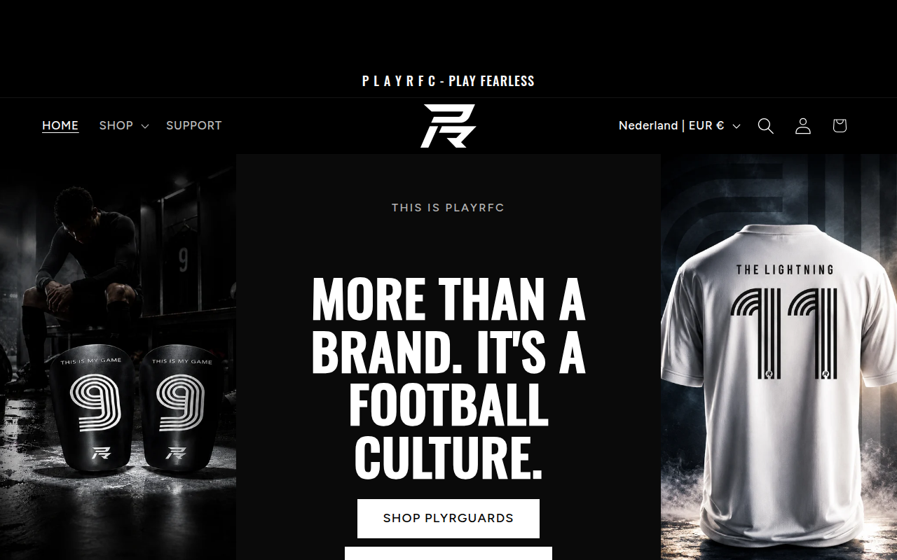 Screenshot van playrfc.com