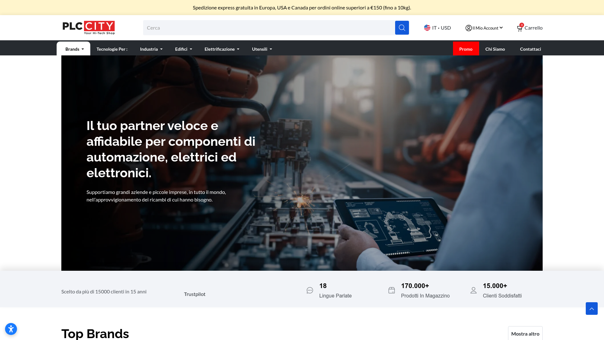 Screenshot van plc-city.com