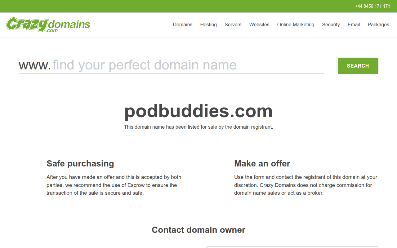 Screenshot van podbuddies.com