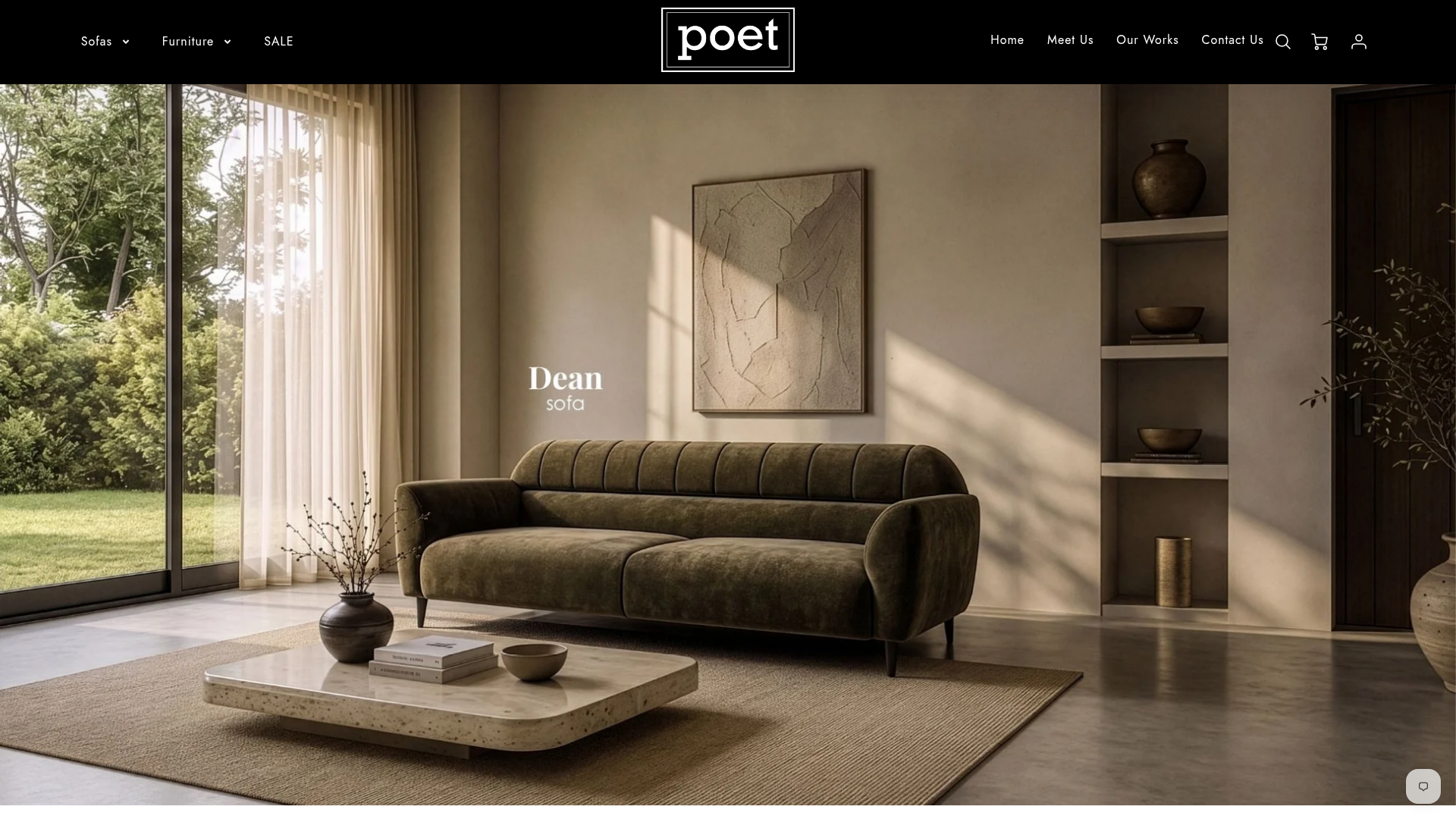 Screenshot van poetliving.com