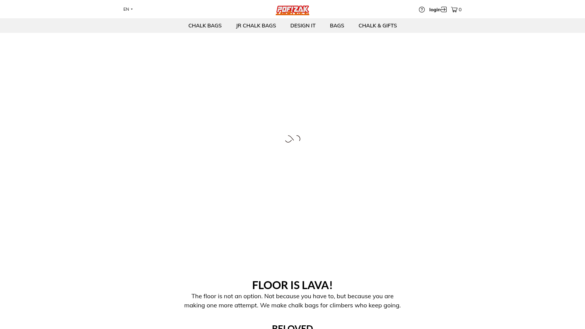 Screenshot van pofzak.com