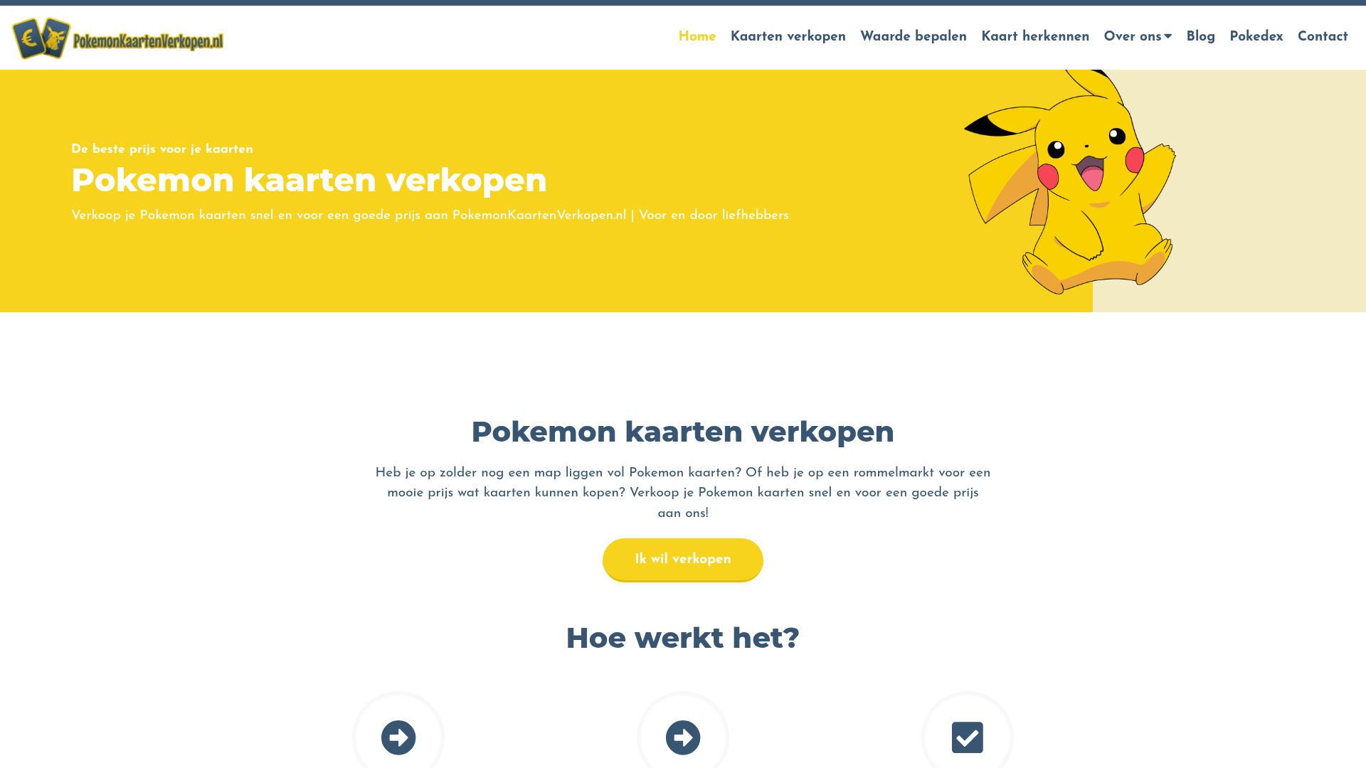 Screenshot van pokemonmaster.nl