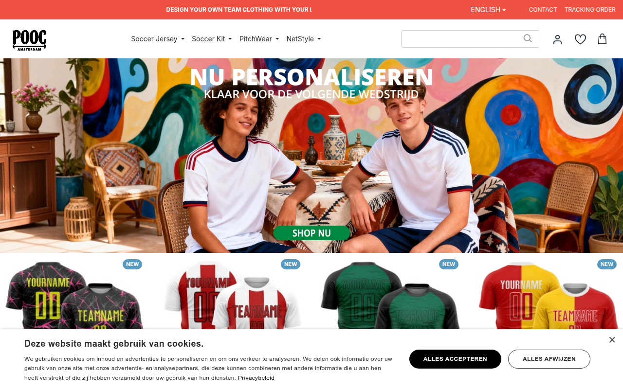 Screenshot van pooc.nl