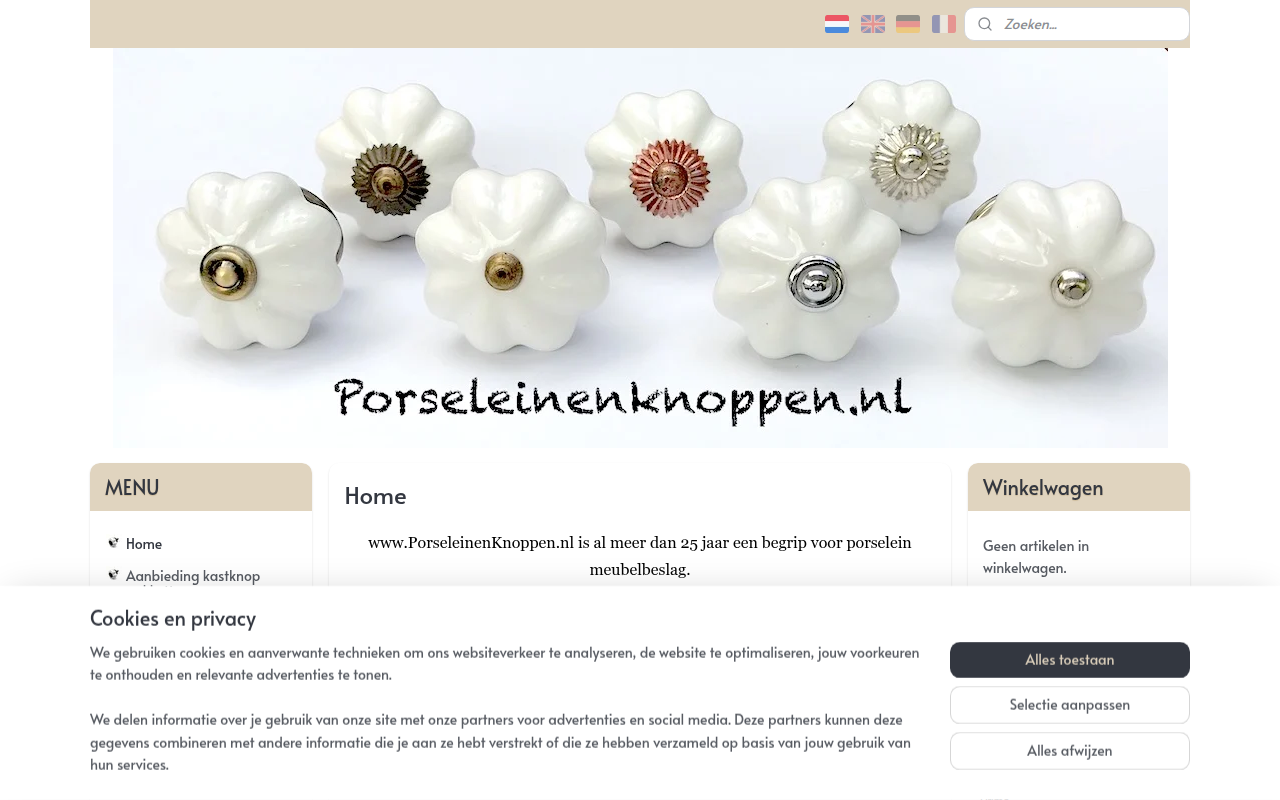 Screenshot van porseleinenknoppen.nl